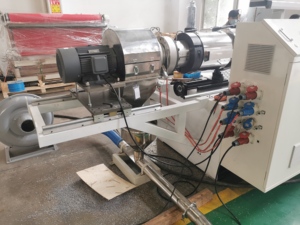 PVC UPVC CPVC Hình Nón Đôi Vít Đùn Hợp Chất Hạt Nhựa Pelletizing Máy Với Máy Đóng Gói Tự Động - Product Image 4