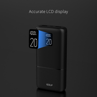 Batteries externes portables à écran LCD pour ordinateur Portable, batterie externe polymère de grande capacité PD 20W, batterie externe à charge rapide 20000mAh