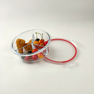 Professionnel en <span class=keywords><strong>verre</strong></span> de stockage de nourriture hermétique 3 compartiments déjeuner boîtes de conteneur fabriqué en Chine - Product Image 1