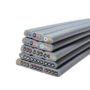 12 Core PVC Insulated H07VVH6-F Flat <b>Cable</b> Elevator Travelling OEM 8 26Awg <b>Cables</b> <b>Rj45</b> Modular Telephone Extension Cab - Product Image 1