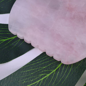 Gua Sha Stein Werkzeug Natürlicher Rosenquarz Schmetterling Guasha Schaber Acupuntura Gesicht Rücken Fuß Massage gerät Gesundheits wesen Stein therapie - Product Image 5