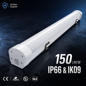 ไฟ LED แบบกันน้ำ IP67 พร้อมแบตเตอรี่สำรองฉุกเฉิน LiFePO4 3 ชั่วโมง ไดรเวอร์ Tridonic กำลังไฟ 20W/40W/60W/75W ป้องกันน้ำและไอน้ำ เหมาะสำหรับคลังสินค้า - Product Image 6