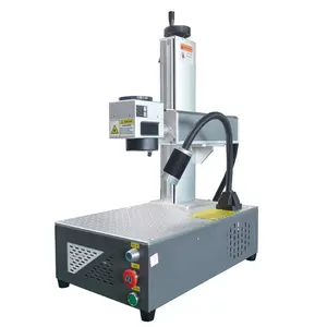 Desktop Portable Fiber Laser Marking Machine with 20W 30W 50W Raycus MAX JPT laser source