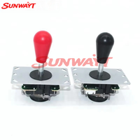 Manette de jeu ovale 5P à retard zéro en métal et plastique, directement de l'usine, pour machine de jeu 12V (version anglaise)