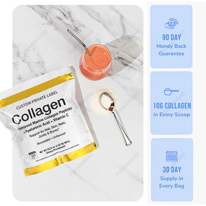 Nicht aromatisierte marine hydrolysierte Kollagen komplex Kollagen Marin Vitamin C Kollagen Pulver Herstellung - Product Image 5