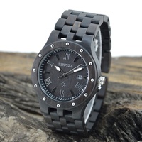 Reloj de Madera Bewell 109A, Relojes Elegantes de Negocios para Hombre, Analógico, Color Madera Natural con Diferentes Logotipos en las Placas Traseras