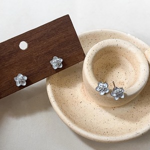 S925 Sterling Silver Flower Stud <b>Earrings</b> For Women Everyday Wear 925 Silver Ear <b>Posts</b> Plum Blossom Design - Product Image 2