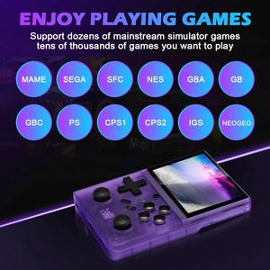 R35 Plus <span class=keywords><strong>jeux</strong></span> de haute qualité lecteurs portables 3.5 pouces vidéo Linux jeu Portable Joystick lecteur Console de poche Double système - Product Image 5