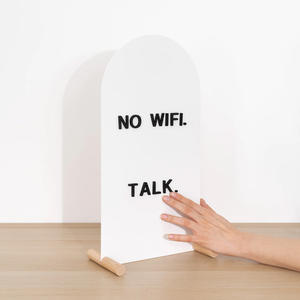 カスタムデスクトップ磁気卓上アーチサインボードサインテーブルスタンド - Product Image 6