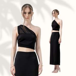 Vietnam Top <b>Women</b> Short Off Shoulder Sleeveless Above Knee Neckline <b>Shirt</b> Clothing Daily Wear Lightweight 100gr Anyshape - Product Image 3