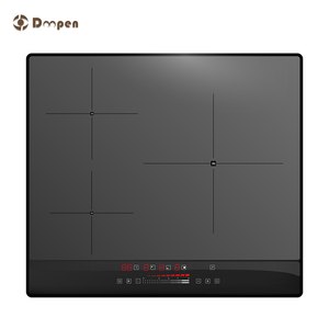 Table de cuisson à induction de 60cm personnalisable en vente directe d'usine 3 brûleurs avec contrôle tactile 9 étages de puissance - Product Image 1