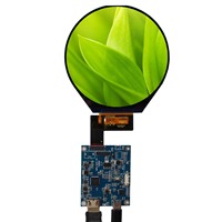 Écran LCD de remplacement 3,4'' 800x800 IPS 330 nits 39 broches, micro-écran LCD rond pour jeux avec carte de pilote LCD MIPI