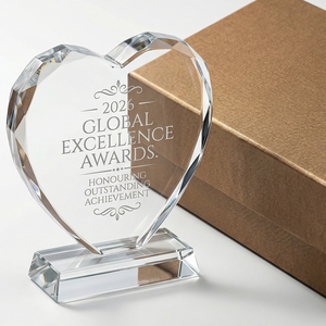 Trophée personnalisé en cristal en forme <span class=keywords><strong>de</strong></span> cœur, récompense en verre gravé en forme <span class=keywords><strong>de</strong></span> cœur pour la Saint-<span class=keywords><strong>Valentin</strong></span>, les anniversaires, Thanksgiving, les cadeaux d'appréciation - Product Image 6