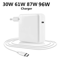 Adaptateur d'alimentation USB-C magnétique OTP 30W-96W en gros pour usine, certifié CE RoHS, avec prise FCC KC/UKCA pour ordinateur portable MacBook, approvisionnement en gros