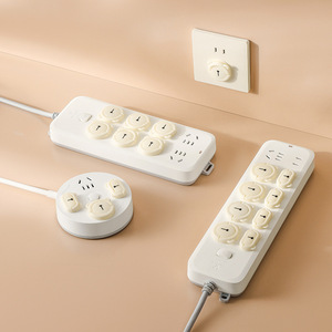 Childproof Power Strip Cover White Plastic <b>Socket</b> Protector For Home Safety - Product Image 2