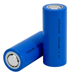 Şarj edilebilir lityum iyon batarya 26650 3.7V 3500mah 5000mah 6000mah Lifepo4 pil hücresi