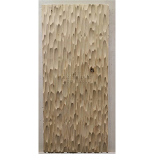 Strisce di parete di arte 3d <span class=keywords><strong>in</strong></span> <span class=keywords><strong>legno</strong></span> massello intagliate a macchina di lusso su misura - Product Image 1