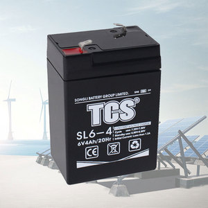TCS SL6-4 6ボルト4Ah家庭用ソーラーバッテリーVrla Smf Vrlaバッテリー - Product Image 2