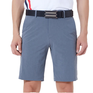 Pantalones cortos de golf informales personalizados para hombre, de secado rápido, transpirables, de poliéster, licra, cómodos, para deportes al aire libre, pantalones cortos en blanco - Product Image 1