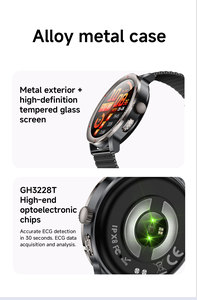 Smartwatch KC102 AMOLED per il monitoraggio della salute con ECG+PPG, monitoraggio della frequenza cardiaca, monitoraggio scientifico del sonno, dell'ossigeno nel sangue, della pressione e della variabilità della frequenza cardiaca (HRV) - Product Image 3