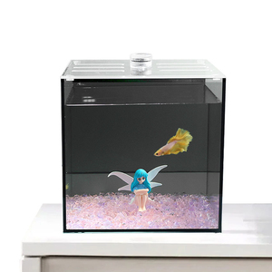 Ultra-bianco rettangolare laghetto in vetro Lev stile moderno eco-friendly basso ferro Nano <span class=keywords><strong>alto</strong></span> e poco profondo stagno senza bordo per uso esterno scatola - Product Image 3