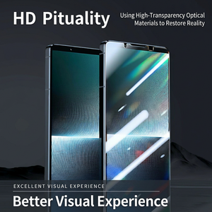 Protection d'écran en verre trempé à colle intégrale pour Sony Xperia 1VIII 1VII 1VI 1V 10 VII 10 VI 5 IVHD, film de couverture complète 2.5D à bords incurvés - Product Image 3