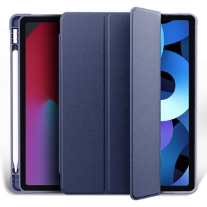 เคสแท็บเล็ตแบบสัมผัสพื้นผิวทำจาก PU และ TPU แบบแม่เหล็ก3พับสำหรับ <span class=keywords><strong>iPad</strong></span> 10 11 Pro <span class=keywords><strong>Air</strong></span> <span class=keywords><strong>MINI</strong></span> 7พร้อมที่ใส่ดินสอ - Product Image 6