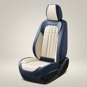 Housse de siège de voiture en cuir haut de gamme, taille personnalisée, imperméable, résistante aux taches, durable, pour 7 places - Product Image 2