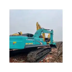 Use/second hand digger 26 ton kobelco SK260-8 SK260 hydraulic excavator SK 260 SK 260-8 Crawler excavator durable construction