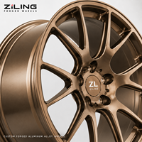 Rines de Aleación Forjados Monobloque Personalizados ZL Diseñados para Honda Civic de 17, 18 y 19 Pulgadas, Rines Personalizados Multirradio, Compatibilidad OEM, Posventa