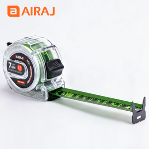 Cinta Métrica <span class=keywords><strong>Fluorescente</strong></span> <span class=keywords><strong>de</strong></span> Acero Inoxidable AIRAJ <span class=keywords><strong>de</strong></span> 7.5 Metros, 25mm <span class=keywords><strong>de</strong></span> Ancho, Alta Precisión, Resistente al Agua y al Desgaste - Product Image 4