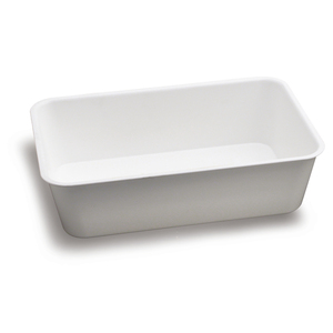 Bandeja de Servicio 300x200x80mm Blanca Minimalista, Contenedor de Almacenamiento de Alimentos para Cocina, Material PP, Apilable, Moldeado por Inyección de Grado Alimenticio - Product Image 1