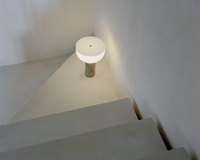Lampe de table à commande tactile en marbre et acrylique en forme de champignon avec lumière chaude 3000K, garantie de 2 ans - Gris 1,3 kg