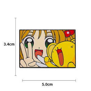 Thiết Kế Mới 5Cm Anime Thẻ Captor Sakura Kim Loại Huy Hiệu Pins Cho Ba Lô Vải Trang Trí - Product Image 2