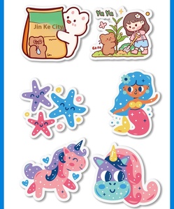 Kawaii mignon personnage Animal <span class=keywords><strong>Manga</strong></span> Anime Style conception personnalisée autocollants décoratifs - Product Image 5