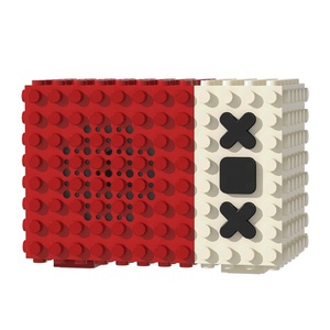 Haut-parleur portable Lego Block Style Blue Tooth Mini haut-parleur cube sans fil avec son haute fidélité Haut-parleur de bureau compact - Product Image 1
