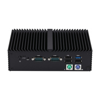 Mini PC Industrial sin Ventilador Qotom Q10922XPV-S04 Intel Quad Core N100, RAM DDR5, Almacenamiento SSD+HDD, Video HD Dual, VGA, LAN 2.5G para IoT