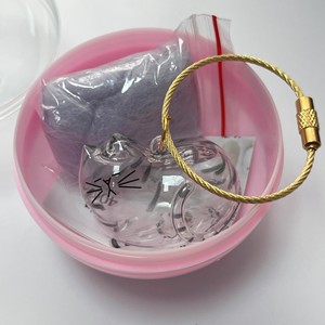 พรีออเดอร์กล่องเก็บขนแมวใส PVC ยี่ห้อ BRIGHT LINK ของแท้จากญี่ปุ่น พร้อมตกแต่งไข่บิดเกลียวจากญี่ปุ่น - Product Image 6