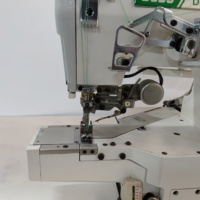 Machine à coudre interlock à cylindre à 3 aiguilles Doso DS-600 Series, vente chaude, personnalisation, avec tireur arrière