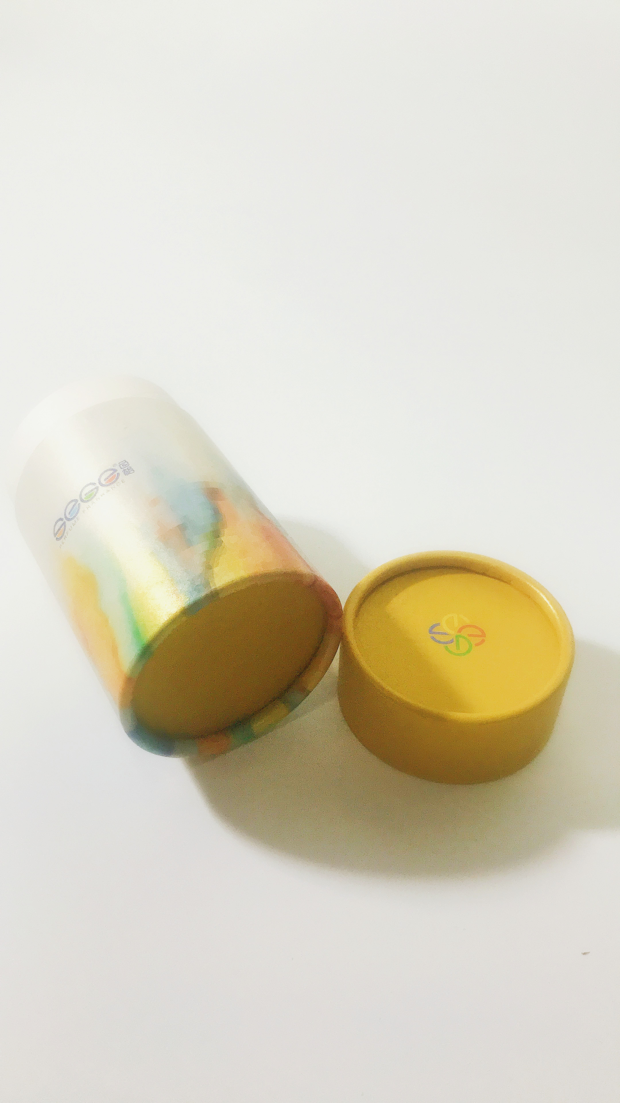 UV Coating Custom Paper Tube Packaging , Varnishing Paper Recycling Containers