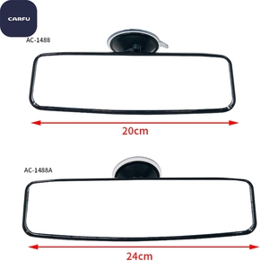 CARFU Universal 7.8/9 Inch Interior <b>Clip</b>-on Wide Angle Abs+glass Rear View <b>Mirror</b> Reduce Blind Spot Effectively for Car Suv - Product Image 1