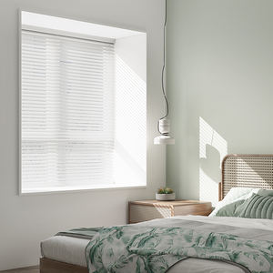 Venta al por mayor de fábrica, persianas venecianas de PVC de 2 pulgadas inalámbricas, persianas de madera falsa de 50mm - Product Image 4