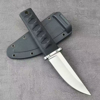 Feststehende Klinge Taschenmesser 3Cr13 Edelstahl Japanischer Griff mit Kreuzschutz und Scheide Kleines Outdoor-Camping-Messer OEM