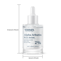 SUMAX-Sérum Alpha Arbutine 2% Riz et Niacinamide pour un teint irrégulier Soin de la peau pour tous les types de peau Sérum Visage 45ml