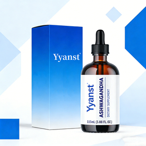 Bebida en Gotas de Alta Calidad OEM/ODM con Ashwagandha para el Apoyo Inmunológico, Relajación, Mejora del Sueño, Relajación y Salud del Estado de Ánimo - Product Image 1