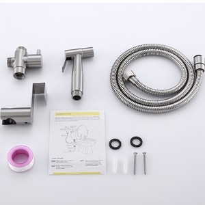 Kit de Pistola Rociadora para Bidé De Ouvenor, Montaje en Pared, Un Solo Orificio, Fácil Instalación, Redonda, 5801 - Product Image 1