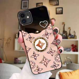 Funda de teléfono móvil de lujo con espejo de diamante para Iphone, 11, 12, 13, con soporte de anillo, gran oferta - Product Image 2