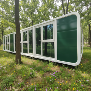 <span class=keywords><strong>Maison</strong></span> conteneur contemporaine extensible de 20 pieds avec un aménagement multi-pièces à 2 chambres, hybride acier-bois, pour centre commercial, magasin, résidence - Product Image 1