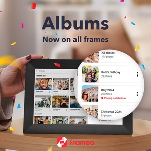 Frameo 10,1 pulgadas Smart WiFi Digital Photo <span class=keywords><strong>Album</strong></span> Manage Frame con pantalla táctil Subir fotos y videos a través de la aplicación gratuita - Product Image 2