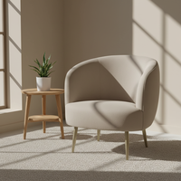 Fauteuil inclinable de loisirs en tissu velours au design moderne avec pieds en métal pour salon, chambre à coucher, hôtel